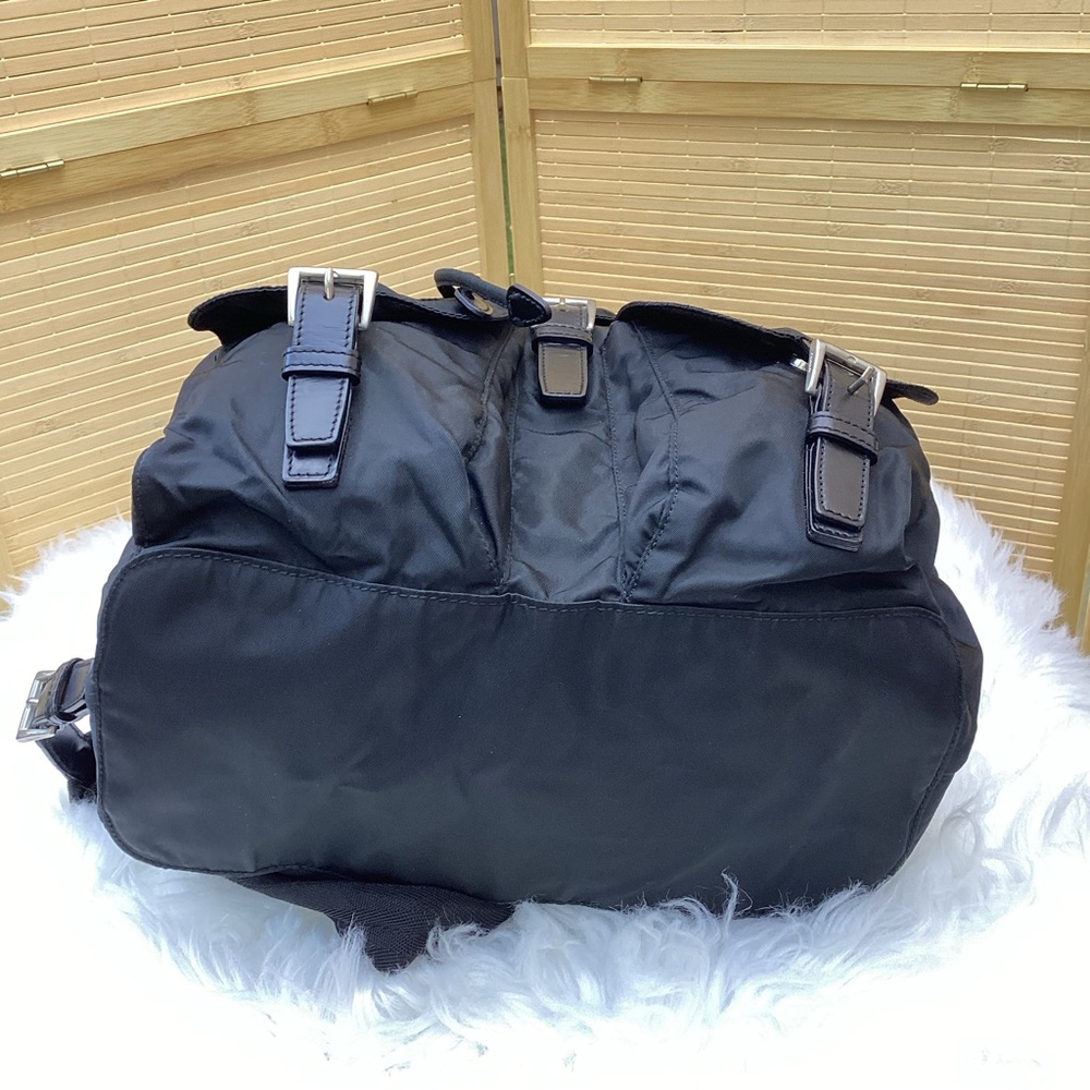 Prada Black Nylon Backpack Medium - image 4